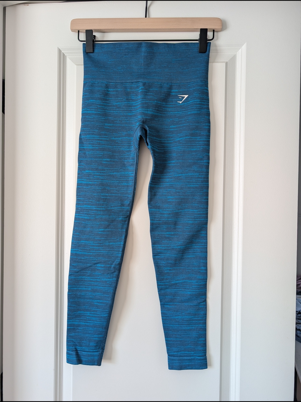 Gymshark Teal Space-Dye High-Waist Leggings